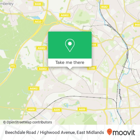 Beechdale Road / Highwood Avenue map