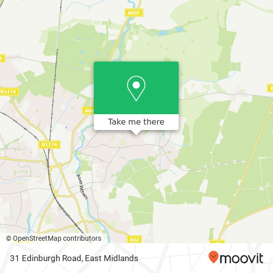 31 Edinburgh Road map