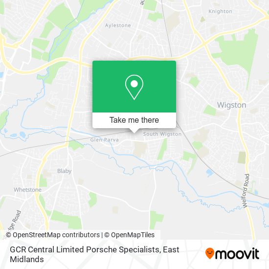 GCR Central Limited Porsche Specialists map