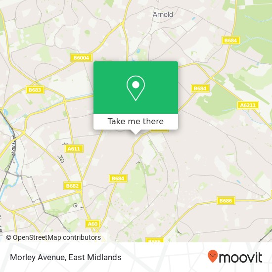 Morley Avenue map