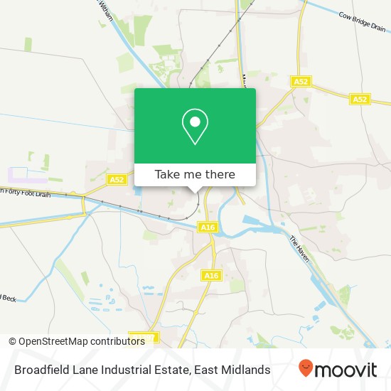 Broadfield Lane Industrial Estate map