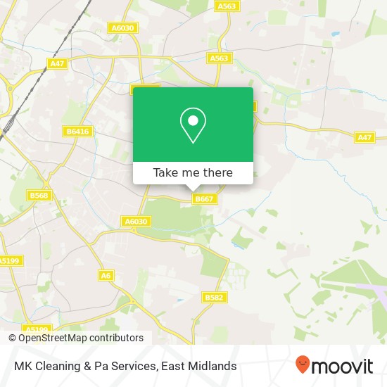 MK Cleaning & Pa Services map