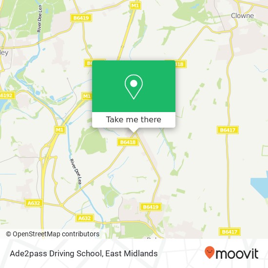 Ade2pass Driving School map