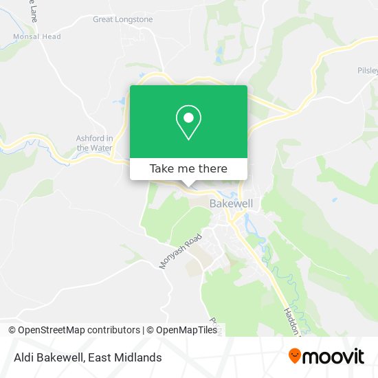 Aldi Bakewell map