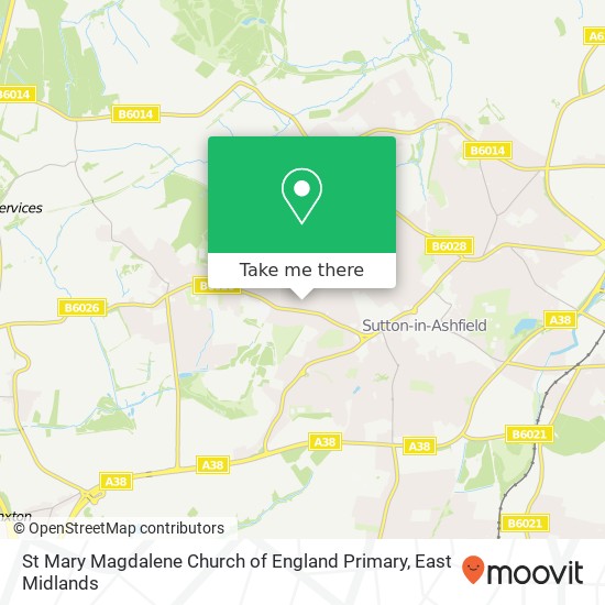 St Mary Magdalene Church of England Primary map