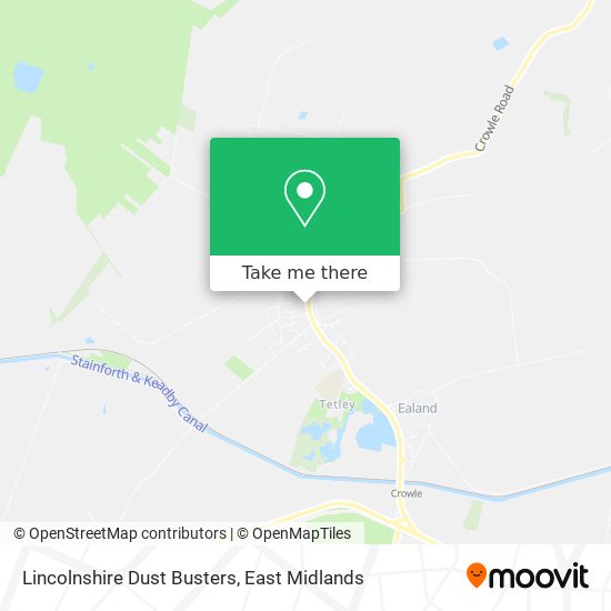 Lincolnshire Dust Busters map