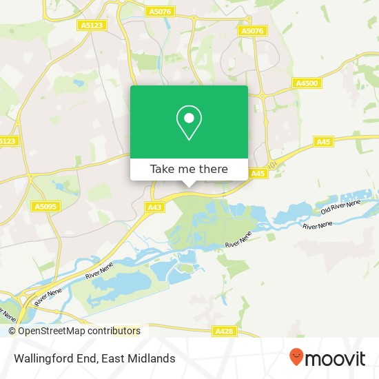 Wallingford End map