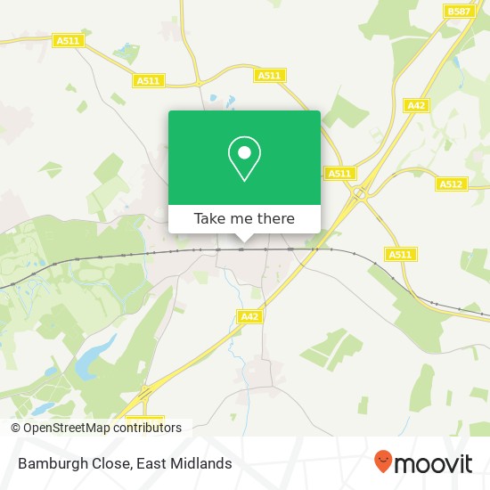 Bamburgh Close map