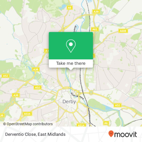Derventio Close map