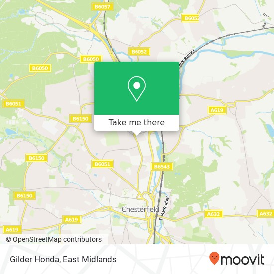 Gilder Honda map