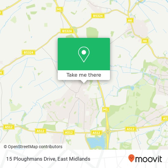 15 Ploughmans Drive map