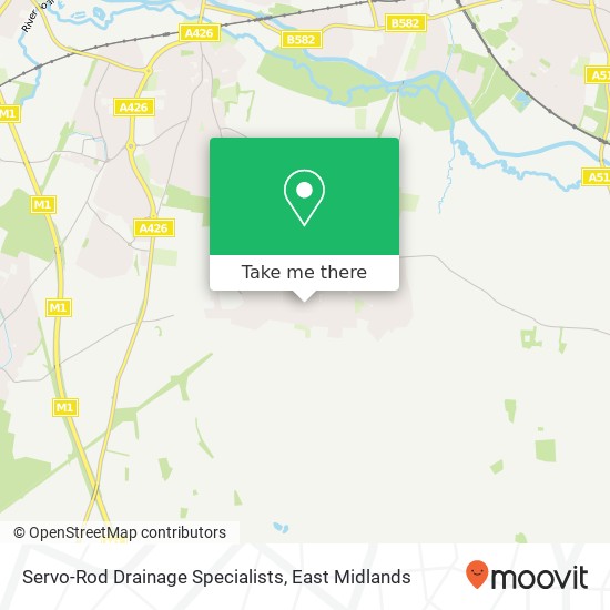Servo-Rod Drainage Specialists map