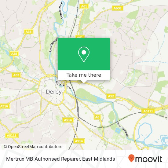 Mertrux MB Authorised Repairer map