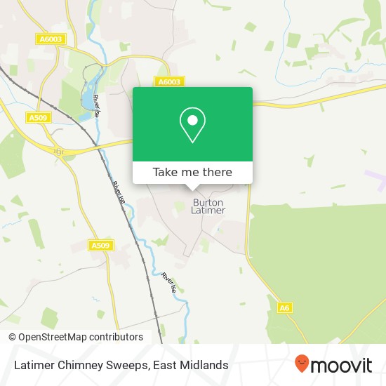 Latimer Chimney Sweeps map