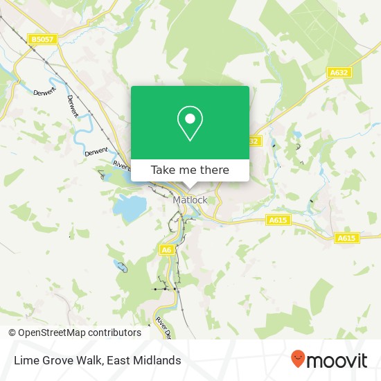 Lime Grove Walk map