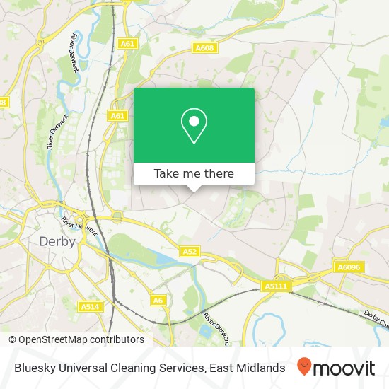 Bluesky Universal Cleaning Services map