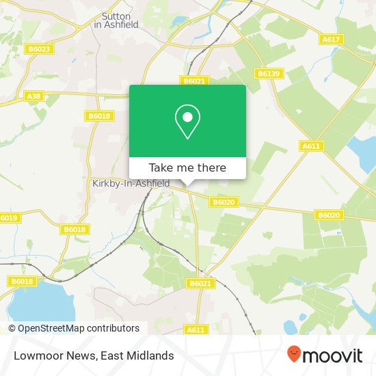 Lowmoor News map