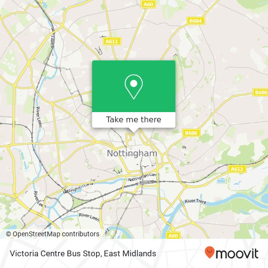 Victoria Centre Bus Stop map