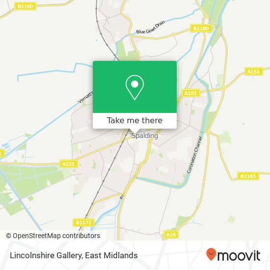 Lincolnshire Gallery map