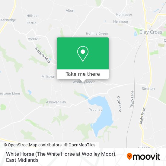 White Horse (The White Horse at Woolley Moor) map