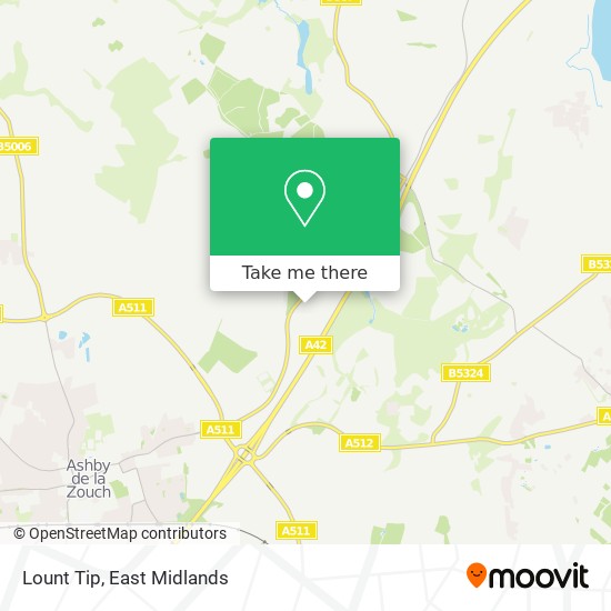 Lount Tip map
