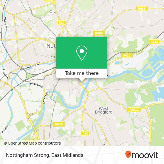 Nottingham Strong map