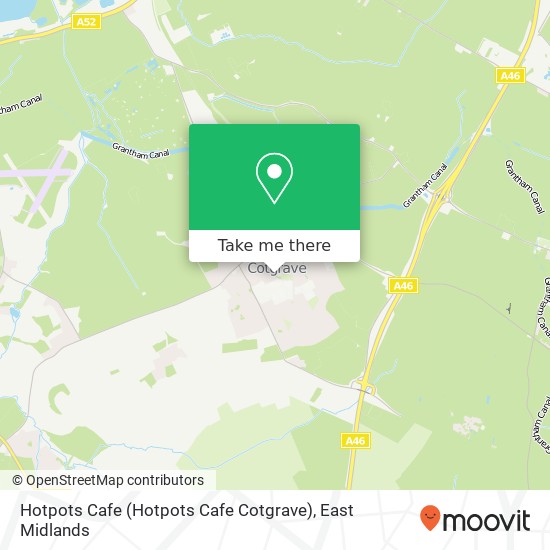 Hotpots Cafe (Hotpots Cafe Cotgrave) map