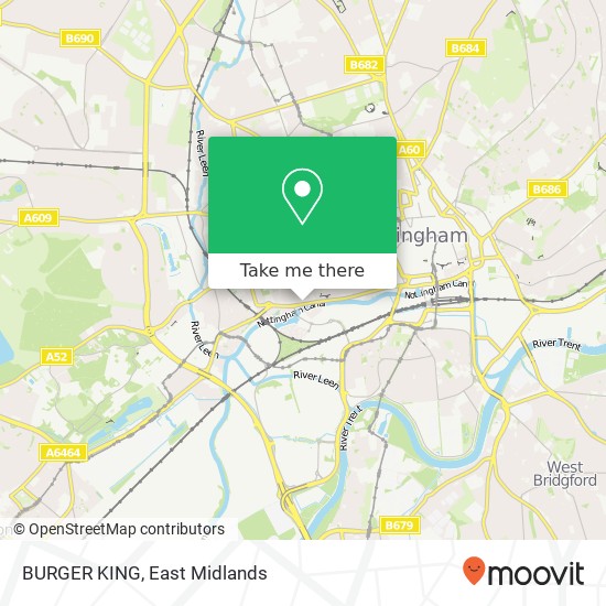 BURGER KING map