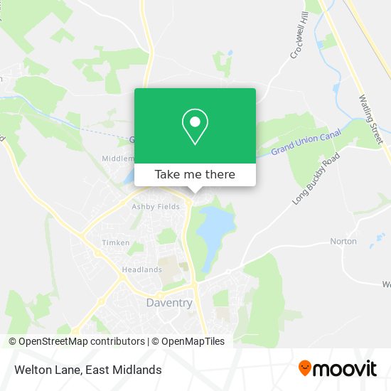 Welton Lane map
