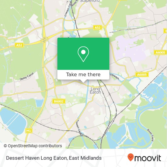 Dessert Haven Long Eaton map