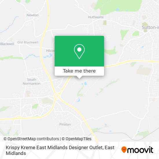 Krispy Kreme East Midlands Designer Outlet map