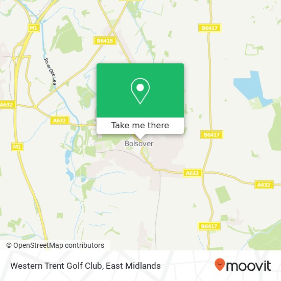 Western Trent Golf Club map