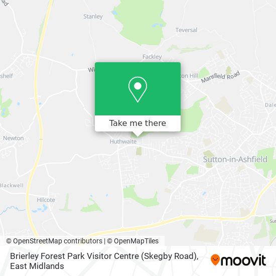 Brierley Forest Park Visitor Centre (Skegby Road) map