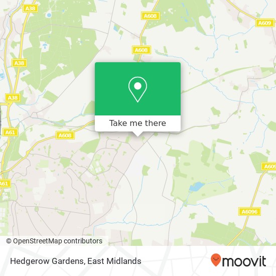 Hedgerow Gardens map