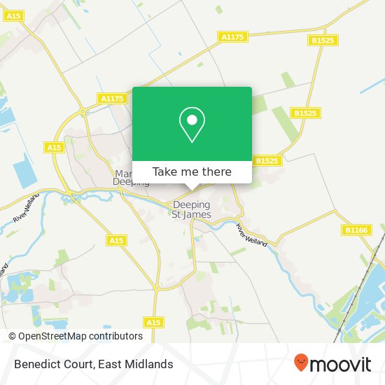 Benedict Court map