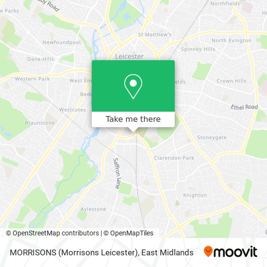 MORRISONS (Morrisons Leicester) map