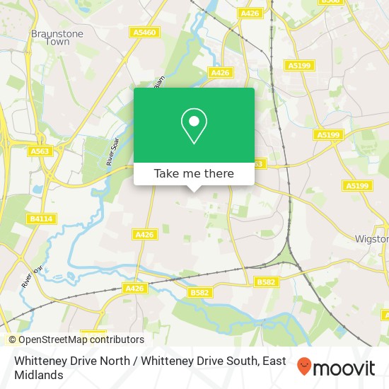 Whitteney Drive North / Whitteney Drive South map