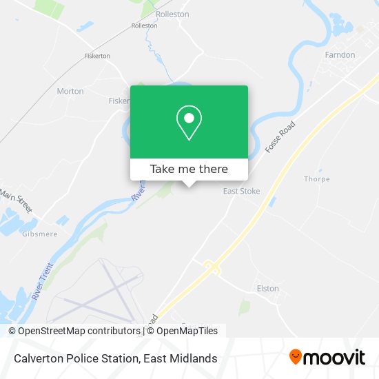 Calverton Police Station map