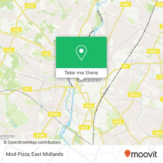 Mod Pizza map