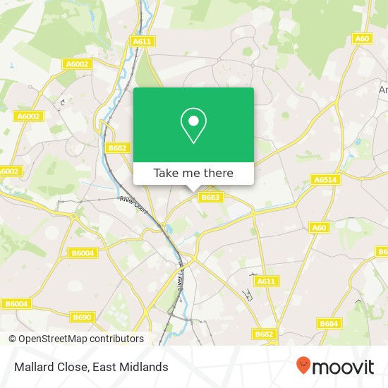 Mallard Close map