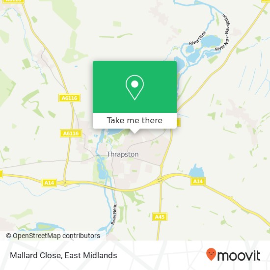 Mallard Close map