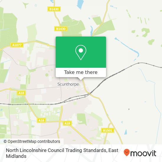 North Lincolnshire Council Trading Standards map