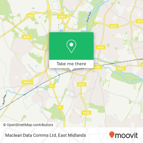 Maclean Data Comms Ltd map
