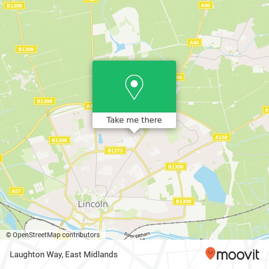 Laughton Way map