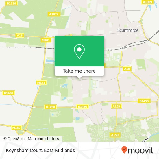 Keynsham Court map