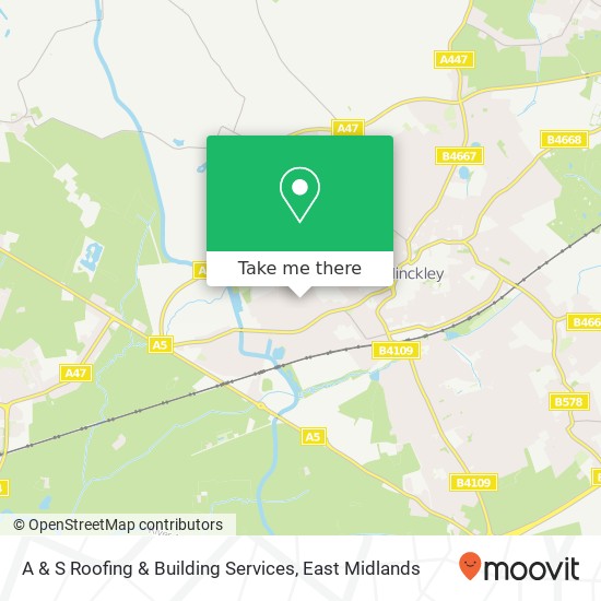 A & S Roofing & Building Services map