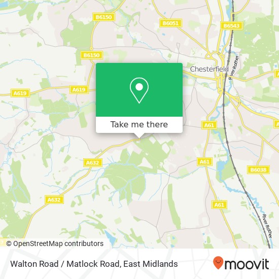 Walton Road / Matlock Road map