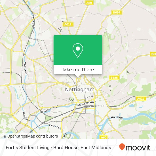 Fortis Student Living - Bard House map