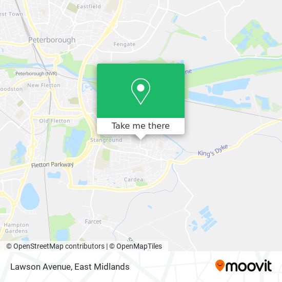 Lawson Avenue map