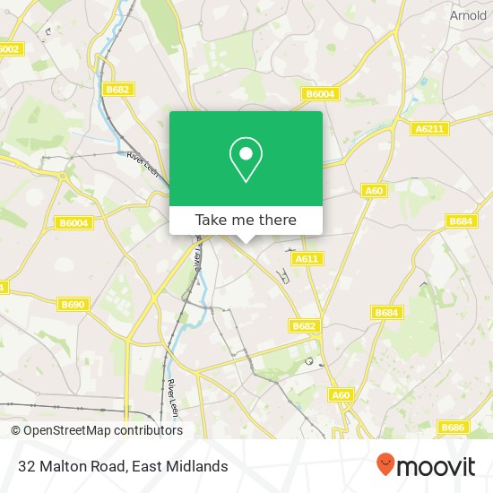 32 Malton Road map